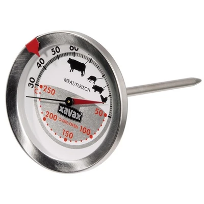 Xavax 2-in-1 Backofenthermometer Bratenthermometer Kerntemperaturmesser Fleisch - Bild 1 von 4