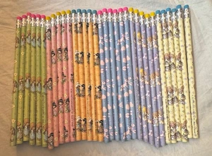Lote 30+ lápices de madera sin afilar 2001 de colección Precious Moments - Imagen 1 de 3