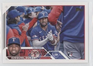 Espejo dorado 2023 Topps Serie 1 SSP variación de imagen Ezequiel Duran novato radiocontrol - Imagen 1 de 3