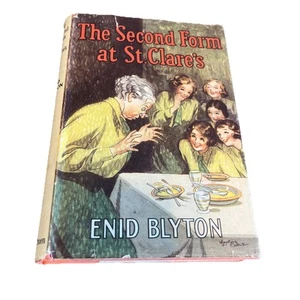 Enid Blyton, Second Form at St. Clare's 6th Edition UK HB D/J 1949 Methuen - Bild 1 von 24