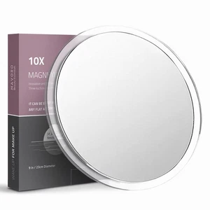 Magnifying Mirror with 3 Suction Cups 9 Inch (10X Magnification) - Picture 1 of 8