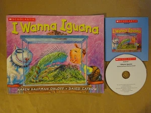 I Wanna Iguana - Paperback with Audio CD - Scholastic Book - Picture 1 of 3