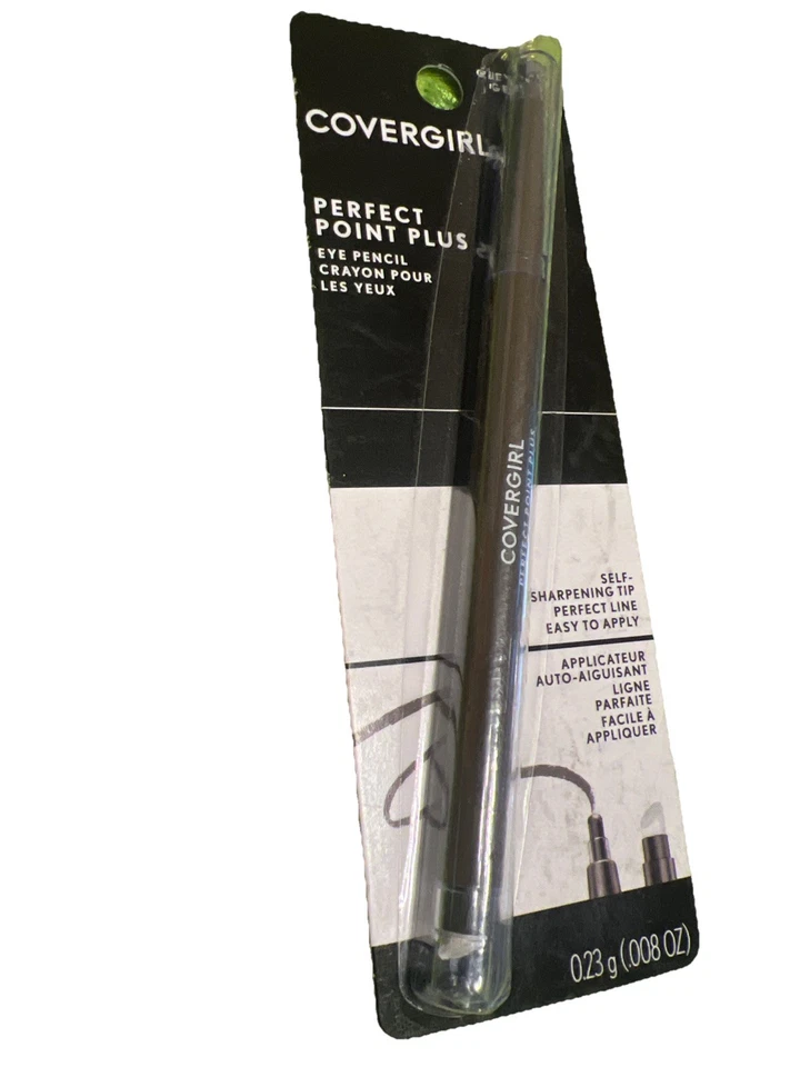 Covergirl Perfect Point Plus Eye Pencil 215 Grey Khaki Eyeliner w/ Smudger RARE - Image 1 of 1