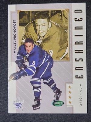 03-04 Parkhurst Original 6 Marcel Pronovost 🚨🚨🚨 Enshrined Toronto Maple Leafs - Image 1 of 2