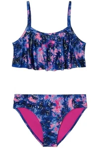 Under Armour Kid's Girl Two-Piece Bikini Set Photon Blue Flutter - Picture 1 of 1