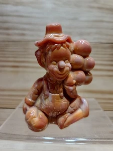 Mosser All The World Loves A Clown "Orie" Orange & Cream Slag '81 - Picture 1 of 9