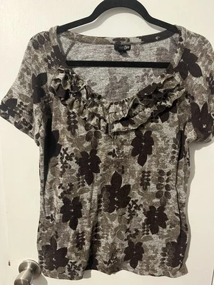 Suéter East 5th Negro, Gris Manga Corta Talla L Foto 1 de 4