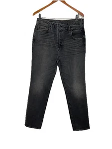 Good American Damen 14/28 Crisscross Front Black Denim Jeans Crop Ankle - Bild 1 von 11