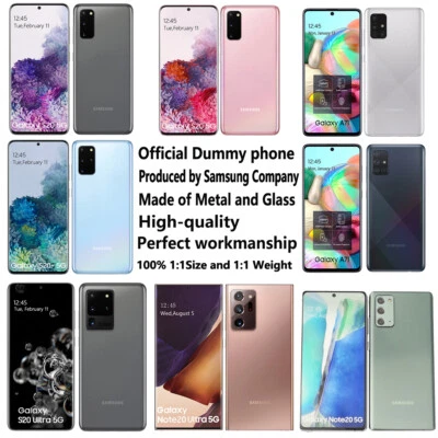 Official Dummy phone display For Samsung Galaxy Note20 Ultra S20 FE A22 A32 A52 - Image 1 of 4