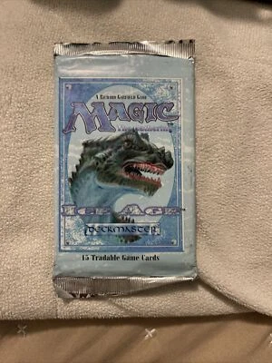 1995 magic the gathering ice age deck master 9 packs of 15 tradable game cards - Image 1 of 4