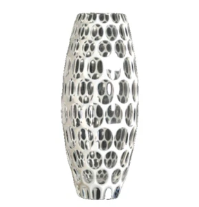 ROYAL DOULTON Atelier Blanc Crystal Vase 13.75" by Monique Lhuillier New - Picture 1 of 6