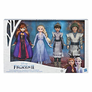 Disney Frozen 2 Forest Expedition Set Dolls Anna, Elsa, Ryder & Honeymaren - New