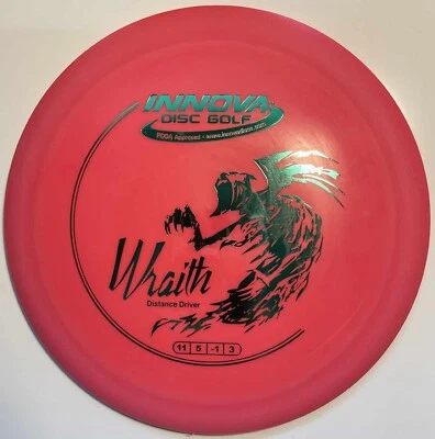 INNOVA DX WRAITH 175.99 GRAMS BRIGHT HOT PINK w/GREEN HOTSTAMP - Image 1 of 2