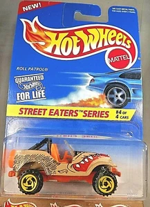 1996 Hot Wheels #415 Street Eaters Series 4/4 ROLL PATROL Brown w/Yellow SB Sp - Picture 1 of 5