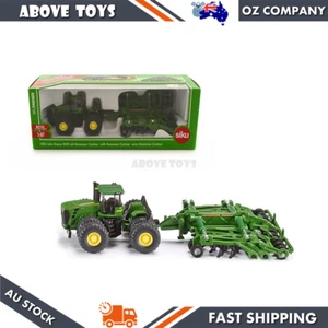 Siku escala 1:87 John Deere 9630 con modelo de juguete tractor fundido a presión Amazone Centaur - Imagen 1 de 5