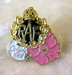 Pin del Día del Recuerdo de la RAF Calgary 1988 - Imagen 1 de 2