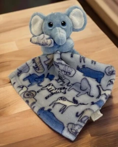 Little Beginnings Blue Elephant Lovey Plush Security Comfort Baby Toddler - Picture 1 of 9