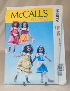 Pattern Girls Costumes Fairy Aprons, Headpiece and Wands Size 3-8 McCalls M6619 - Picture 1 of 2