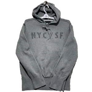Banana Republic Hoodie Herren Large grau NYC San Fran Training sportlicher Pullover - Bild 1 von 10