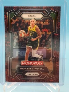 2024 Panini Prizm Monopoly WNBA #46 Mercedes Russell Red Classic Icons - Picture 1 of 2