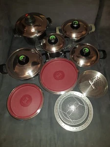 AMC Set Töpfe Schnellkochtopf Schüssel Ringeinsatz Visiotherm - Bild 1 von 10