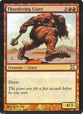 MTG - 10th Edition - Thundering Giant - Foil - NM