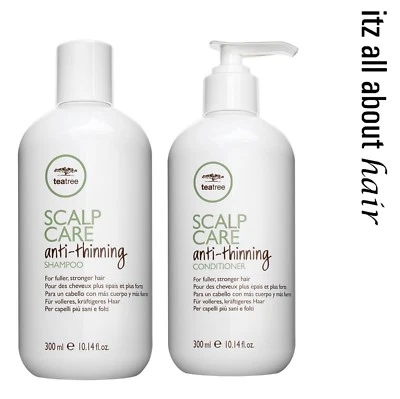 Paul Mitchell Tea Tree SCALP CARE Anti Thinning Shampoo,Conditioner Duo - image 1 of 4