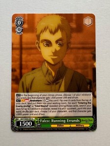 Weiss Schwarz - Attack on Titan: Falco: Running Errands AOT/SX04-041 Common