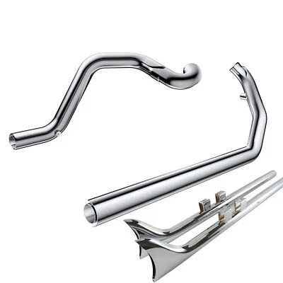 Exhaust Headers & 36" Fishtail for Harley 1995-2016 Touring Models, Road King - Image 1 of 4