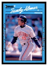 1990 Donruss Best of the AL #97 SANDY ALOMAR Cleveland Indians