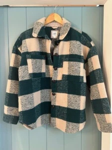 Gap Kids Green Plaid Shacket XXL - Picture 1 of 6
