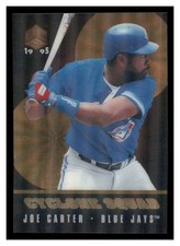 1995 Sportflix UC3 Cyclone Squad #CS20 JOE CARTER Toronto Blue Jays ~F2EE