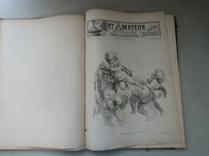 The Art Amateur Journal Bound ~ January 1884 - May 1885, Hardcover - Foto 1 di 12