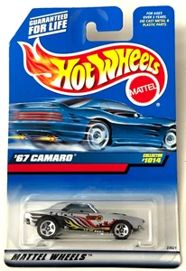 1999 Hot Wheels Silver ‘67 Chevy Camaro Hood Opens #1014 - Picture 1 of 2