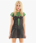 Faux Real Women's 3D Photo-Realistic Short Sleeve Witch Halloween Dress