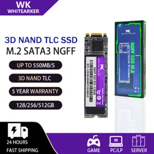 WK M.2 SSD NGFF 128gb 256gb 512gb 1TB 2280 SATA Hard Disk for Laptop Desktop - Picture 1 of 8