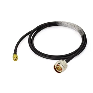 RF pigtail cable RP-SMA plug to N type male plug RG58 coax 1m for wifi antenna - Picture 1 of 4