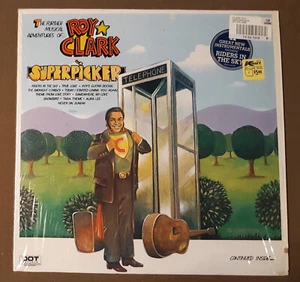 Roy Clark SuperPicker by Dot Records 33rpm VINYL LP w/shrinkwrap - Imagen 1 de 3