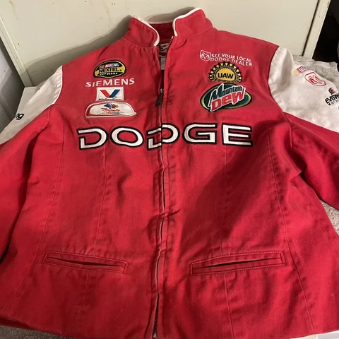 Kasey Kahne #9 Nascar Jacket Mountain Dew Dodge Coat Nextel Series Chase Youth L Cover