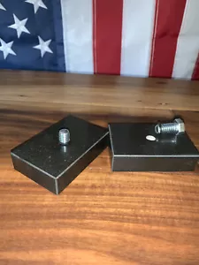 Beer Tap Handle Base Display Stand w/Bolt, Genuine Black Marble Size 2" x 3" - Picture 1 of 3