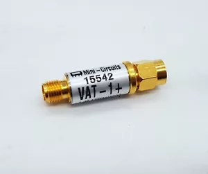 Lof of 15 Mini-Circuitos 15542 VAT-1+ 50Ω DC - 6000 MHz 1dB Atenuador Fijo - Imagen 1 de 4