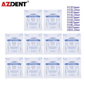 AZDENT Dental Orthodontic Super Elastic Niti Reverse Curve Round Arch Wires - Picture 1 of 12
