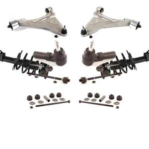 Front Control Arms & Complete Shock Tie Rods Link Sway Bar Kit For Buick Lucerne