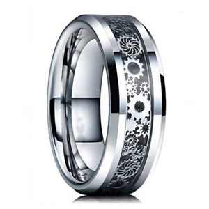 Sz5-13 Men/Women CZ Couple Stainless Steel Wedding Ring Titanium Engagement Band