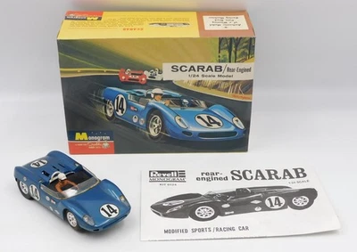 Monogram Skarabäus Rear Triebwerken Kunststoff slot car 1:24 Made IN USA 1965 - Bild 1 von 4