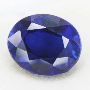6.20 Ct Natural Blue Sapphire Loose Gemstones Eye Clean Oval Shape - Picture 1 of 5