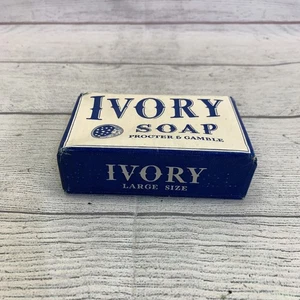 Vintage 1940s Ivory Soap Bar Large Size Proctor & Gamble Advertising ~ Orig Pkg - Picture 1 of 8