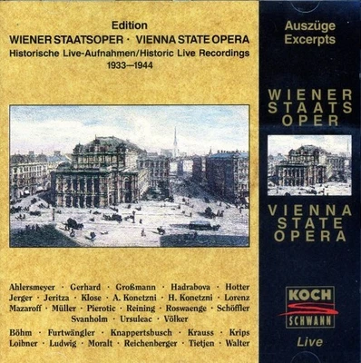 Edition Wiener Staatsoper - Live (Auszüge) Historische Live-Aufnahmen 1933-1944 - Bild 1 von 2