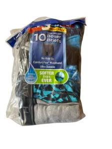10 Boys Tagless Boxer Briefs Sz Sm 6-7 - Picture 1 of 2