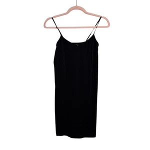 Mini abito slip nero senza cuciture Intimally Free People - Foto 1 di 4